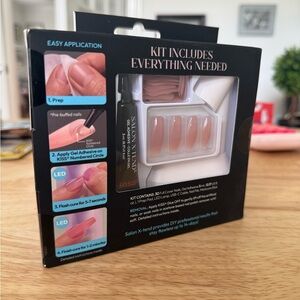 🚨SOLD🚨Kiss Salon X-tend Gel Nail Kit with Pink Nude Shades
